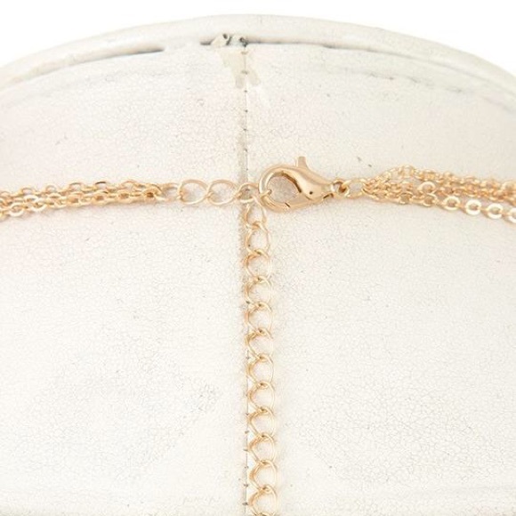 Multi Row Dangle Necklace Set - Picture 3 of 3